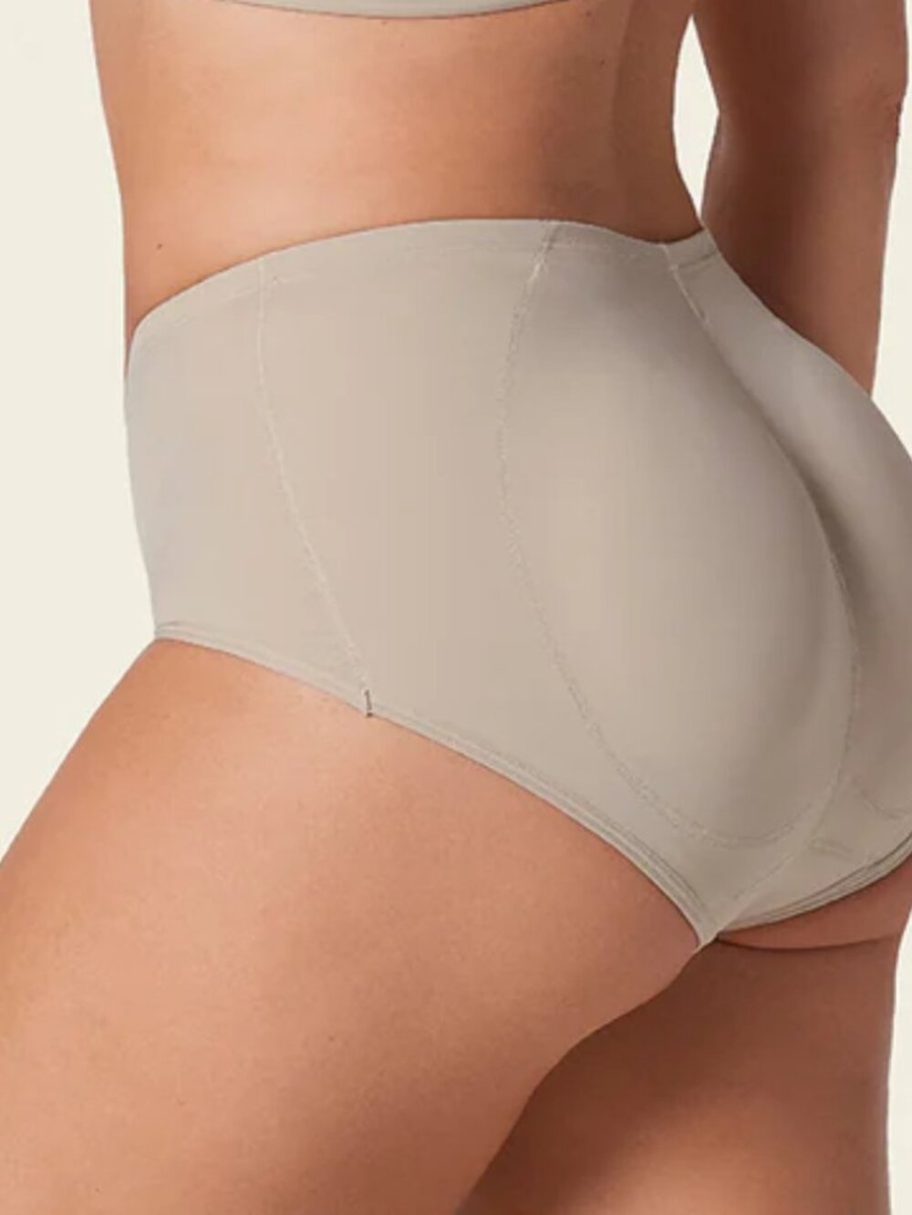 Leonisa Padup Panty Nude Magic Instant Butt Lift Padded Soft Comfy Size M NWT